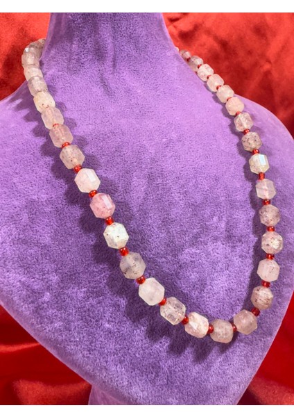 Çilek Kuvars Kolye fırsatları