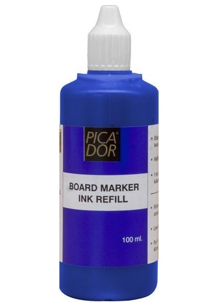 Tahta Kalem Mürekkebi 100 ml Mavi