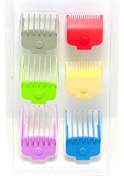 Powertec Renkli Manyetik Tarak Seti