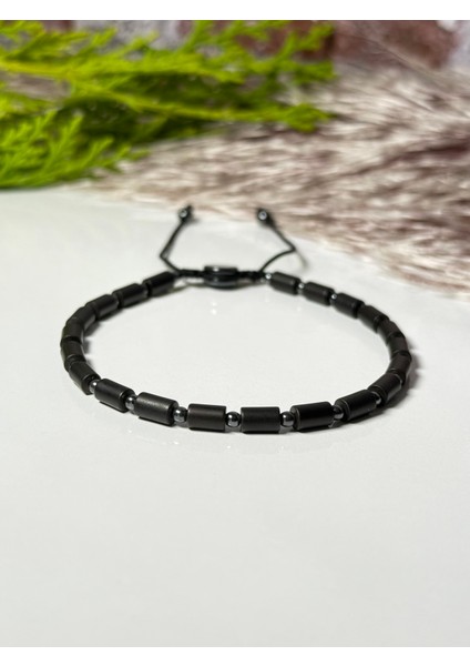 Hematit Doğal Taş Bileklik- Unisex Ipli Ayarlanabilir fiyatları