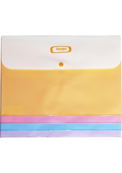 Çıtçıtlı Evrak Zarfı Mat Pembe W7536