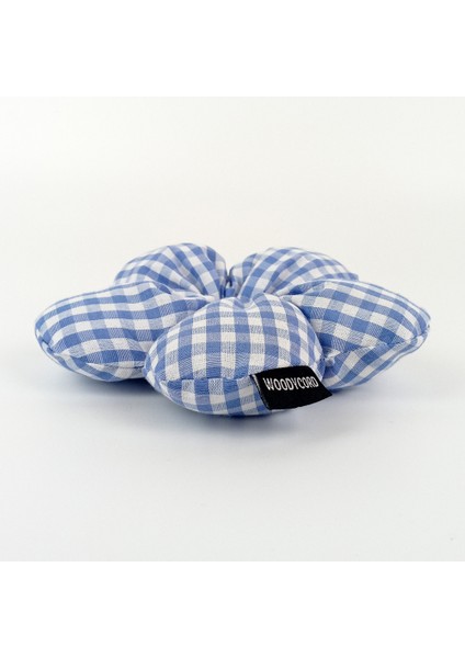 Woody Cord Scrunchies Içi Dolgulu Lastikli Büyük Boy Çiçek Model Saç Tokası indirimleri