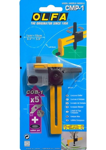 Maket Bıçağı Kağıt-Film-Daire Kes Cmp-1