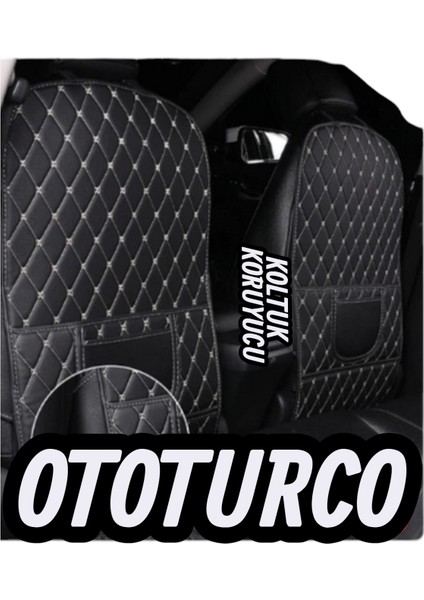Araç Koltuk Arkası Ototurco Deri Organizersıyah-Mavi indirimleri