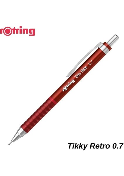 Versatil Kalem Tıkky Retro Metalik Kırmızı 0.7 mm 2202631