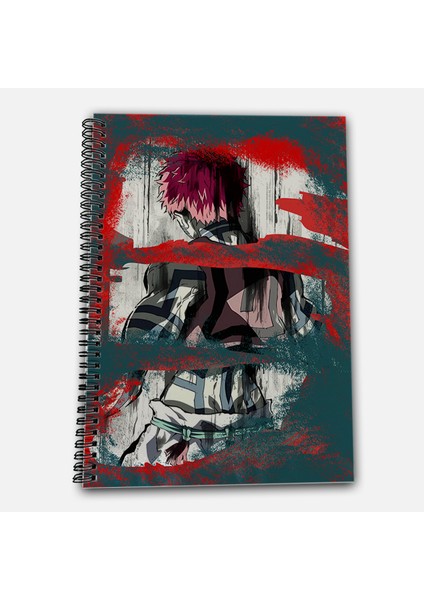 Demon Slayer Akaza Çizgisiz A4 Okul Defteri 72 Yaprak Model 2 fiyatları