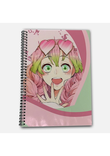 Demon Slayer Mitsuri Çizgisiz A4 Okul Defteri 72 Yaprak Model 3 fiyatları