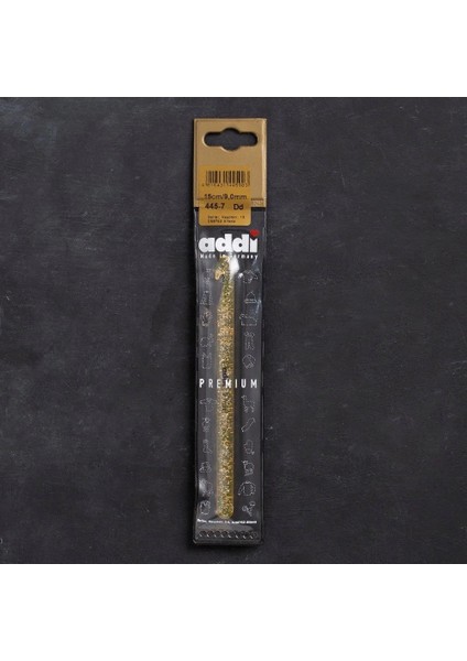 Addi Champagner 9mm 15CM Plastik Simli Yün Tığ - 4