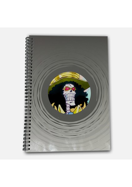 One Piece Brook Çizgisiz A4 Okul Defteri 72 Yaprak Model 3 - Hasır Şapka Serisi fiyatları