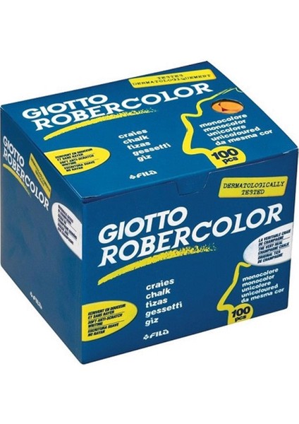 Tebeşir Yuvarlak Tozsuz 100 Lü Sarı 539601