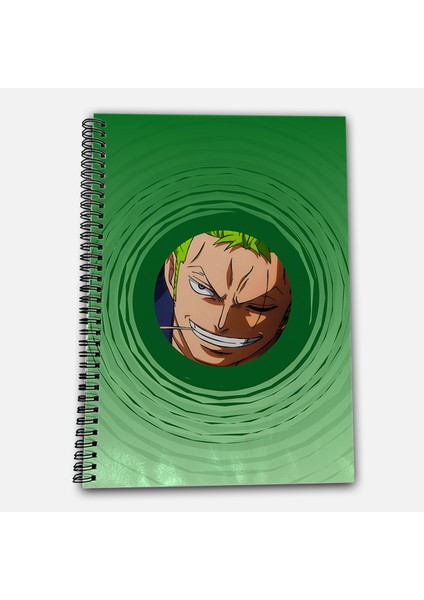 One Piece Zoro Kareli A4 Okul Defteri 72 Yaprak Model 3 - Hasır Şapka Serisi fiyatları