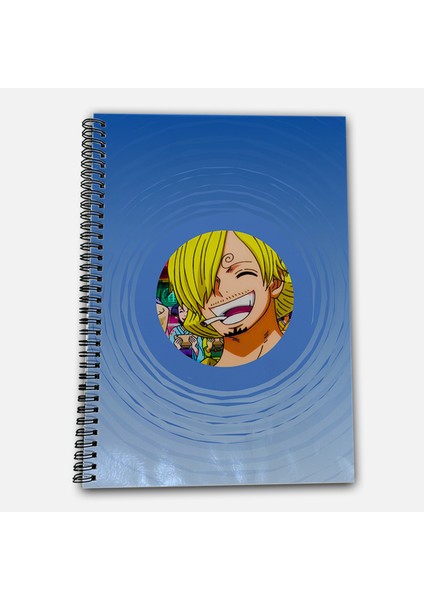 One Piece Sanji Çizgili A4 Okul Defteri 72 Yaprak Model 3 - Hasır Şapka Serisi fiyatları