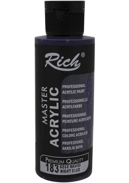 Akrilik Boya Master 120 cc Gece Mavisi 120-183