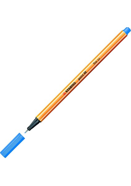 Keçe Uçlu Ince Kalem 88 Point 0.4 mm Koyu Mavi 88/32