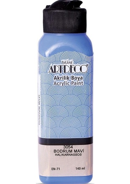 Akrilik Boya 140 ml Bodrum Mavi 070R-3054