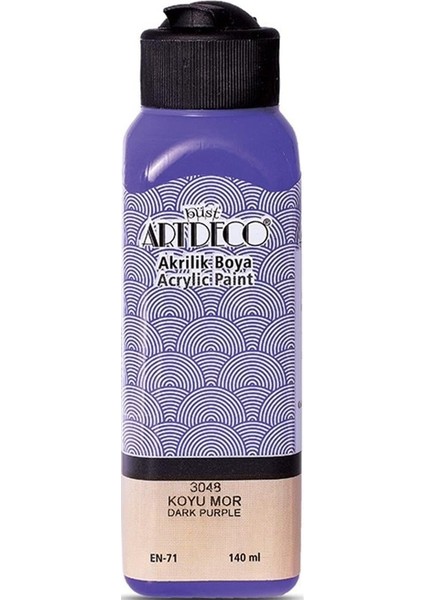Akrilik Boya 140 ml Koyu Mor 070R-3048