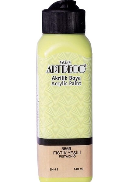 Akrilik Boya 140 ml Fıstık Yeşili 070R-3659