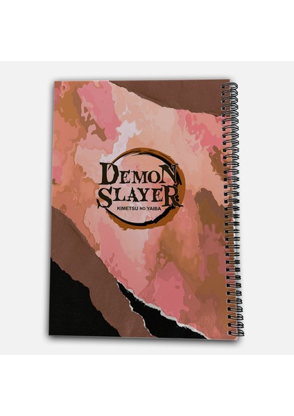 Demon Slayer Gyomei Çizgili A4 Okul Defteri 72 Yaprak Model 1 modelleri