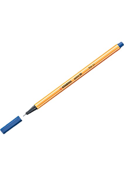 Keçe Uçlu Ince Kalem 88 Point 0.4 mm Mavi 88/41