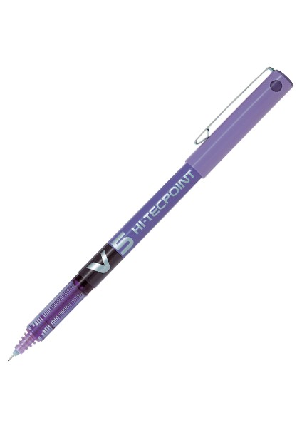 Roller Kalem V-5 Hıtecpoınt Mor Bx-V5-V