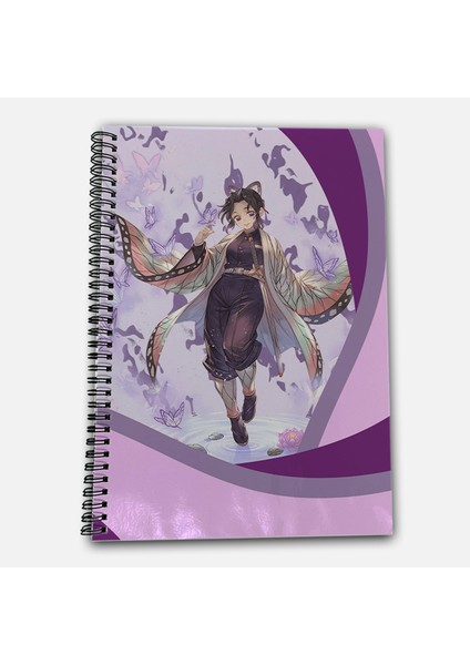 Demon Slayer Shinobu Çizgili A4 Okul Defteri 72 Yaprak Model 3 fiyatları