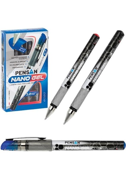 Roller Kalem Nano Jel 0.7 mm Kırmızı