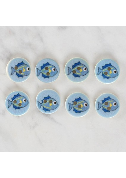 Loren Crafts 8'li Balık Düğme - 1160 fiyatları