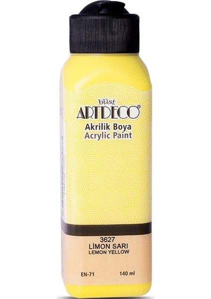 Akrilik Boya 140 ml Limon Sarı 070R-3627