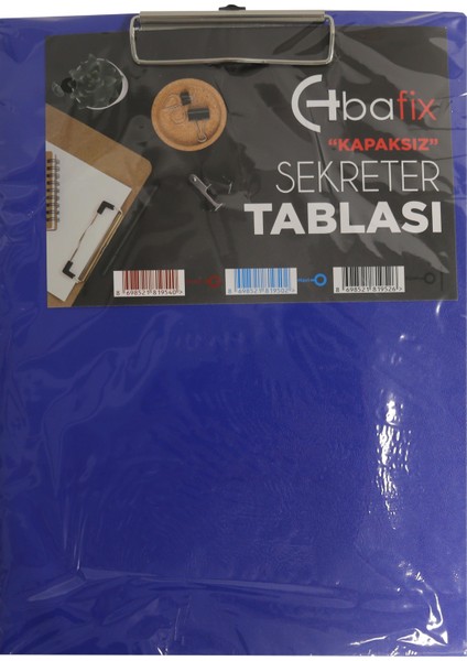 Kapaksız Sekreterlik Plastik A4 Mavi