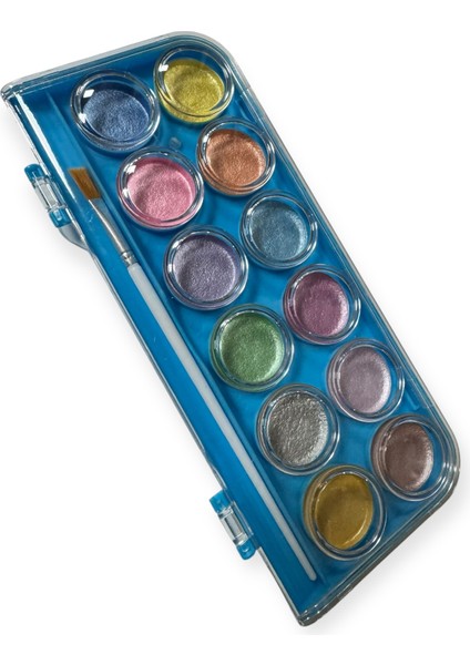 Keyroad Metalik Sulu Boya Seti, 12 Renk, Büyük Boy modelleri