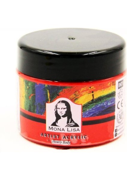 Akrilik Boya 125 ml Vermiyon Kırmızı 311