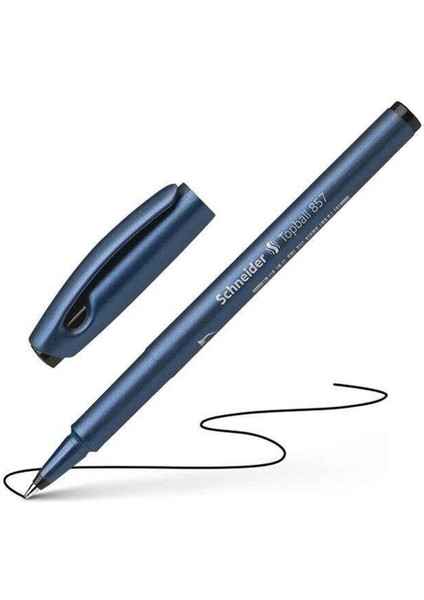 Roller Kalem Topball Bilye Uç 0.6 mm Siyah 857