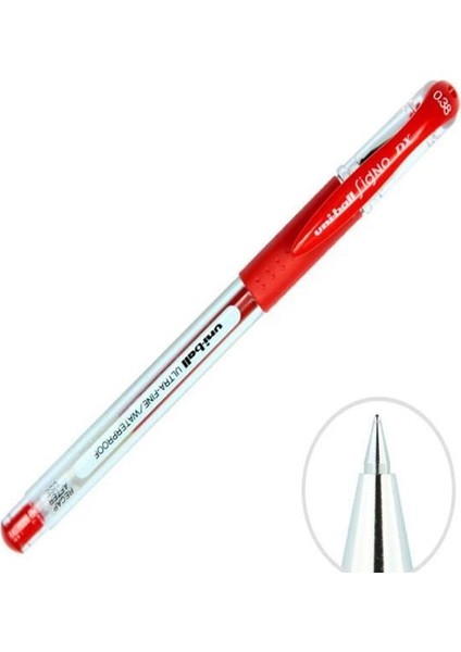 Roller Kalem Signo Needle Iğne Uç 0.38 mm Kırmızı UM-151ND