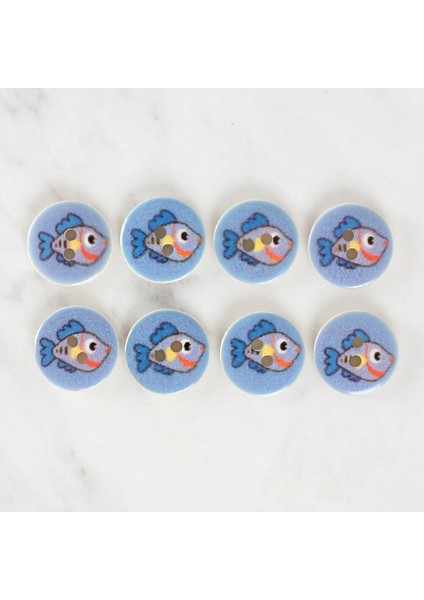 Loren Crafts 8'li Balık Düğme - 1180 fiyatları