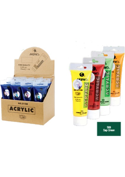 Akrilik Boya 75 ml Sap Yeşil 815B-568