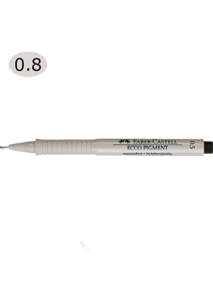 Çizim Kalemi Ecco Pigment 0.8 mm Siyah 16 68 99
