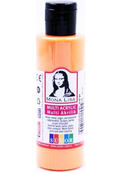 Multi Akrilik 70 ml Fosforlu Turuncu SD160-09