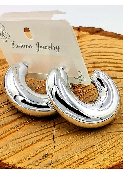 Kararmaz Çelik Lüks Küpe