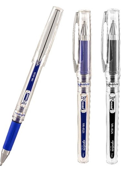 Roller Kalem Jel Bilye Uçlu 1.0 mm Mavi Imza Kalemi MK-8526