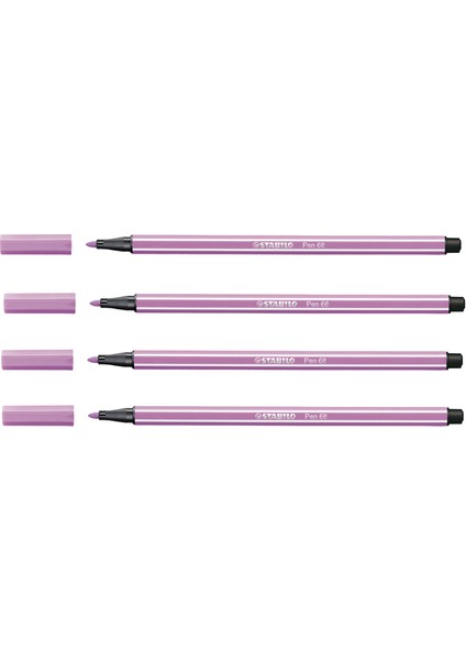 Keçe Uçlu Boya Kalemi 1 mm Açık Lila 68/59