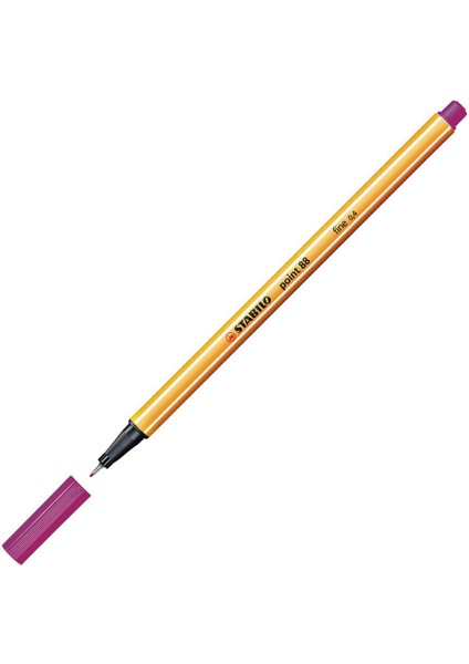 Keçe Uçlu Ince Kalem 88 Point 0.4 mm Lila 88/58