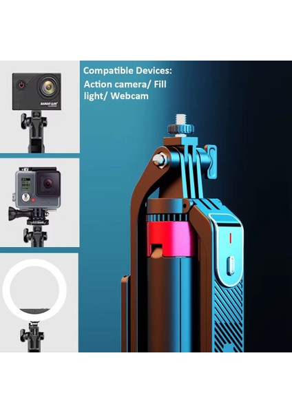 Q185 Akıllı Aı Yüz Takipli Gimbal Selfie Çubuğu - 1.8m Uzatılabilir Tripodlu, Bluetooth Kumandalı, 360° Döner, Şarjlı Telefon Tutucu indirimleri
