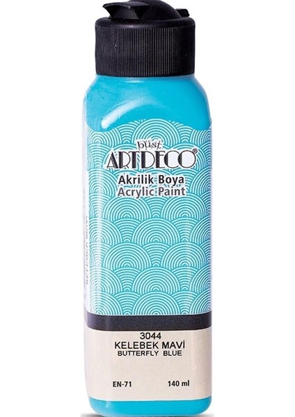 Akrilik Boya 140 ml Kelebek Mavi 070R-3044