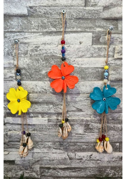 Urceus Kabuklu Dekoratif 4 Yapraklı Yonca Duvar Süsü 3 Adet fiyatları