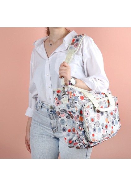 Loren Desenli Örgü Çantası