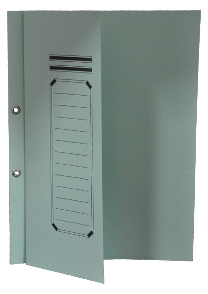 Yarım Kapak Dosya Karton Yeşil