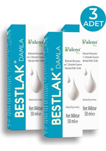 Asfstore Bestlak Damla 50 ml 3 Adet