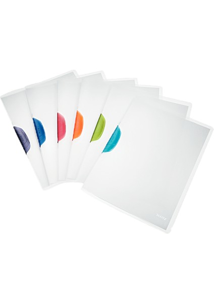 Sıkıştırmalı Dosya Colorclip Sırttan Klips 30 Sy Kırmızı 4174-00-25