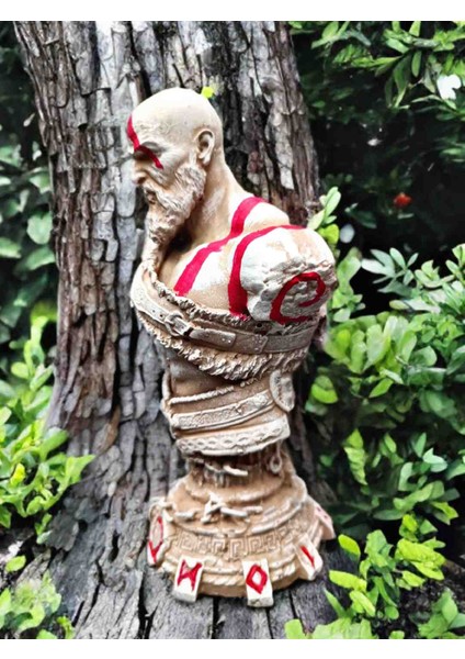 God Of War Kratos Figürü 20 cm Mermerit Biblo modelleri