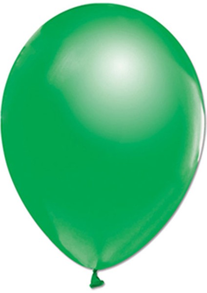 Balon Metalik Yeşil 100 Lü